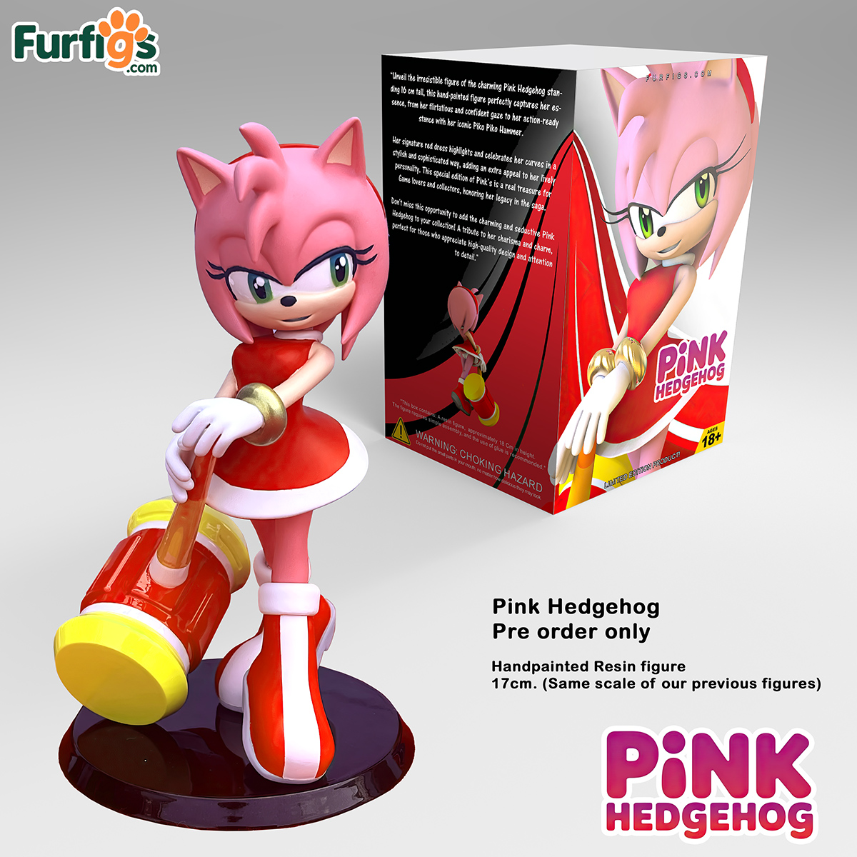 Pink Hedgehog (PRE-ORDER)